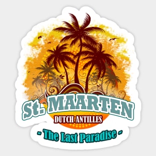 St Maarten The Last Paradise Sticker